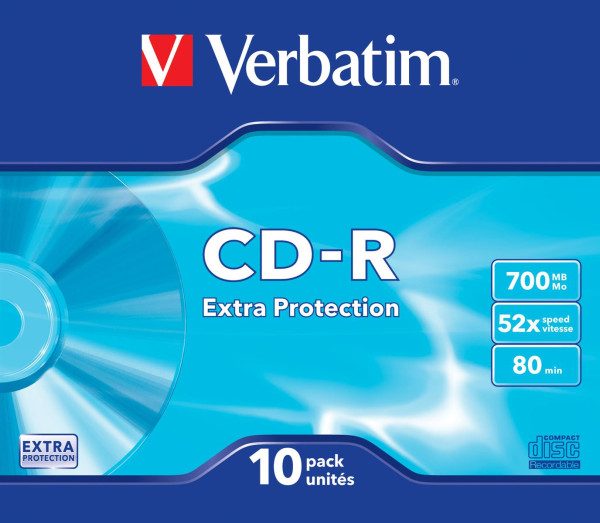 Verbatim CD-R Extra Protection 700 MB 10 Stück(e)